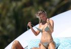 Joanna Krupa szalała w bikini na jachcie